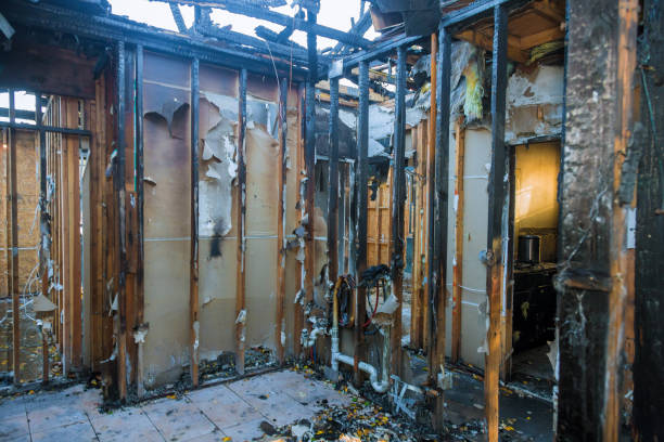Professional Fire Damage Repair technician working in Gilbertsville, PA